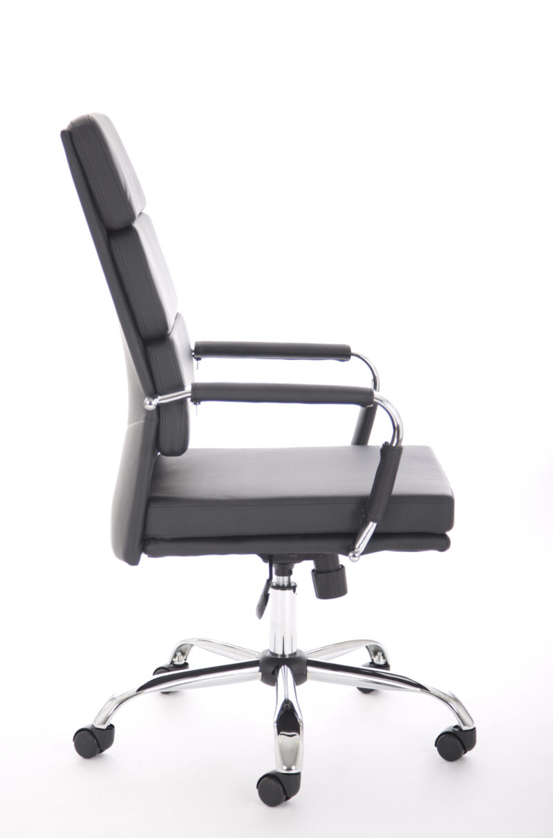 Champion Medium Back Bonded Leather Executive Office Chair with Arms - Image 2