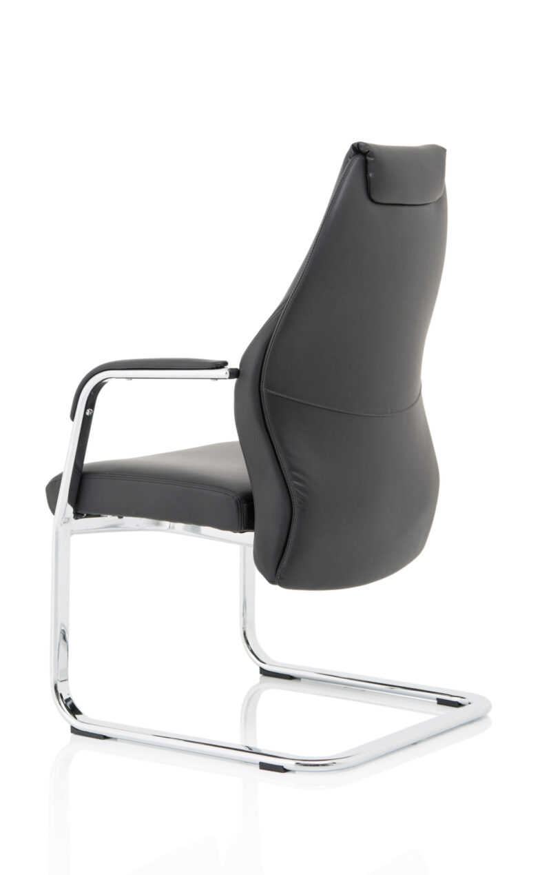 Persona High Back Leather Cantilever Visitor Office Chair - Image 9