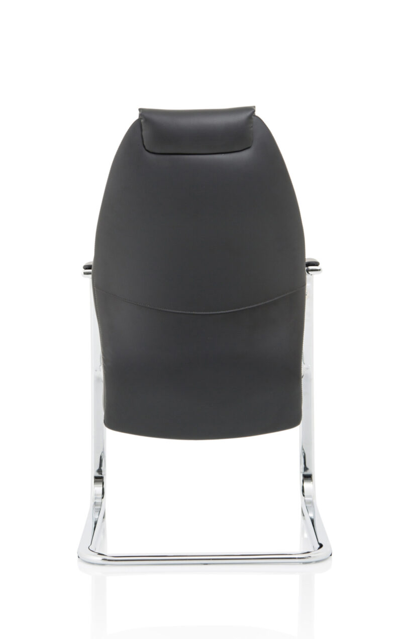 Persona High Back Leather Cantilever Visitor Office Chair - Image 10