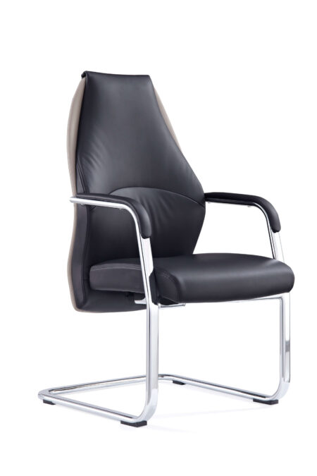 Persona High Back Leather Cantilever Visitor Office Chair