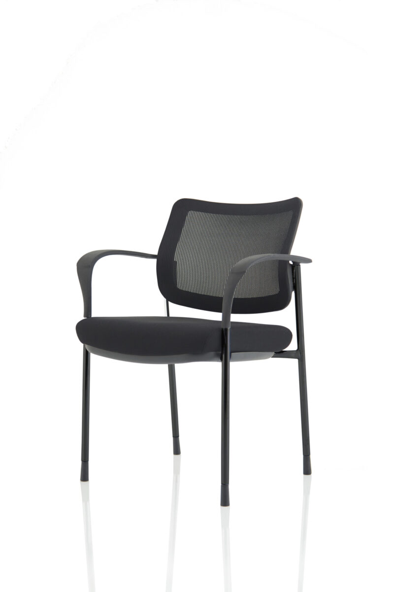 Cambridge Deluxe Medium Back Stacking Visitor Office Chair with Arms - Image 61