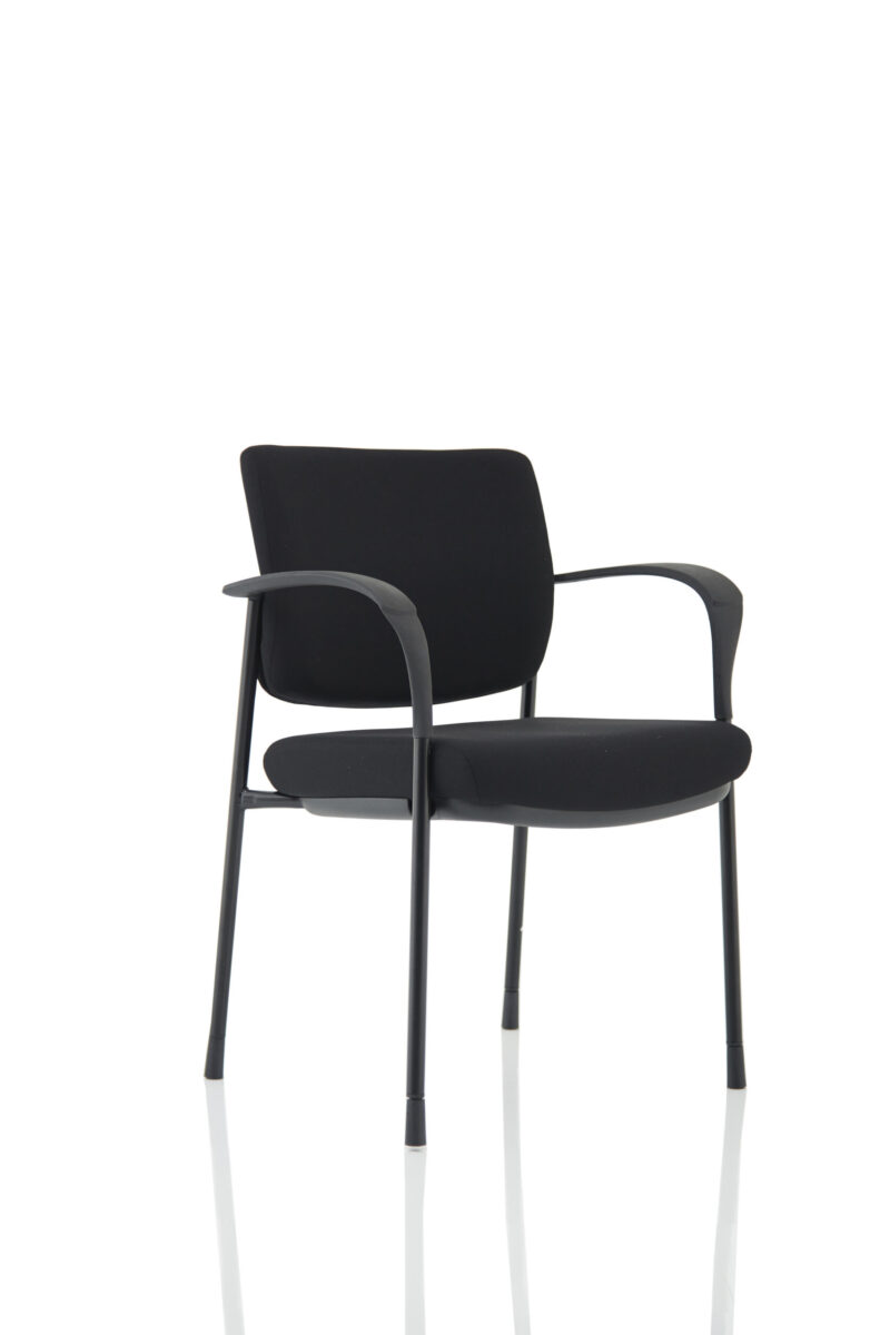 Cambridge Deluxe Medium Back Stacking Visitor Office Chair with Arms - Image 56