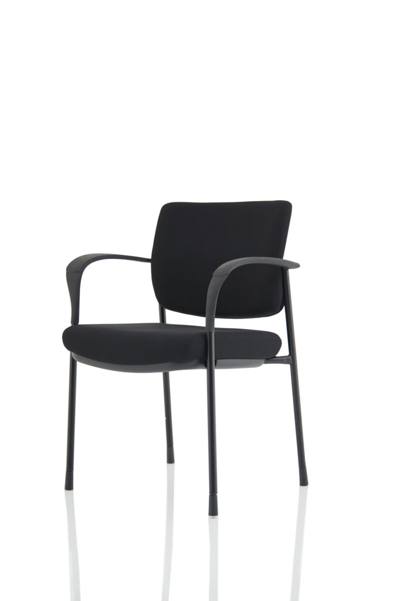 Cambridge Deluxe Medium Back Stacking Visitor Office Chair with Arms - Image 58