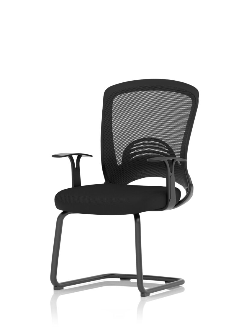 Zenith Visitor Cantilever Leg Mesh Chair - Image 3