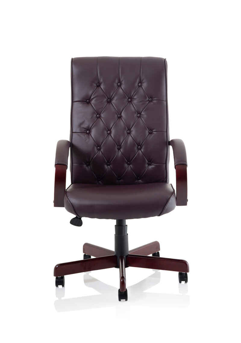Monarchsfield High Back Leather Executive Office Chair with Arms - Image 10