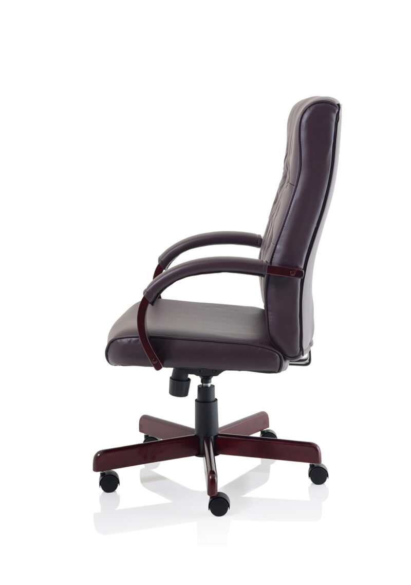 Monarchsfield High Back Leather Executive Office Chair with Arms - Image 12