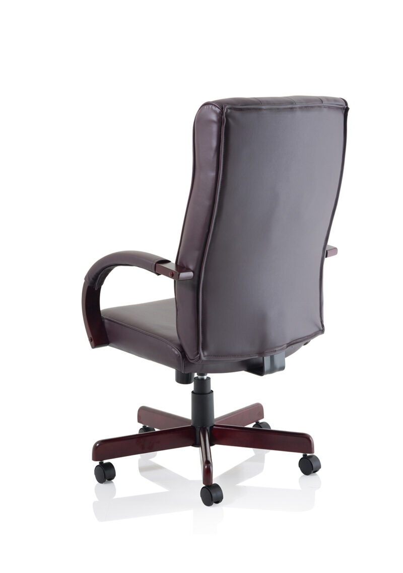 Monarchsfield High Back Leather Executive Office Chair with Arms - Image 13
