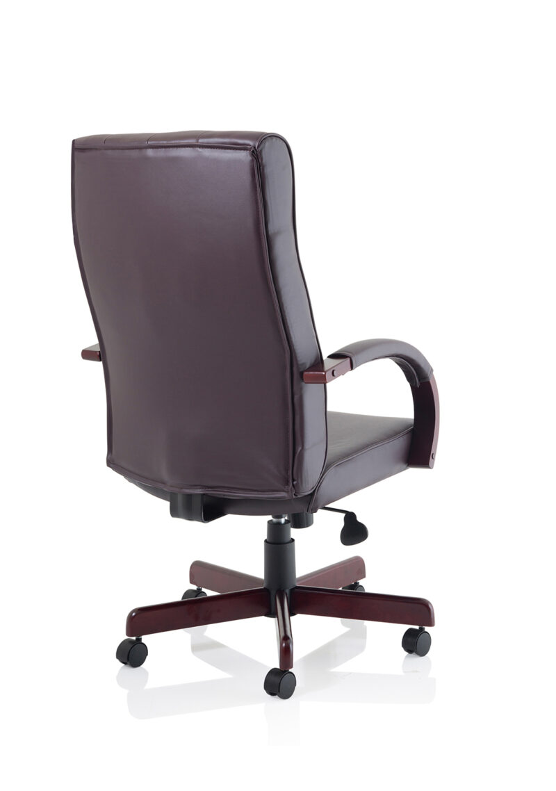 Monarchsfield High Back Leather Executive Office Chair with Arms - Image 15