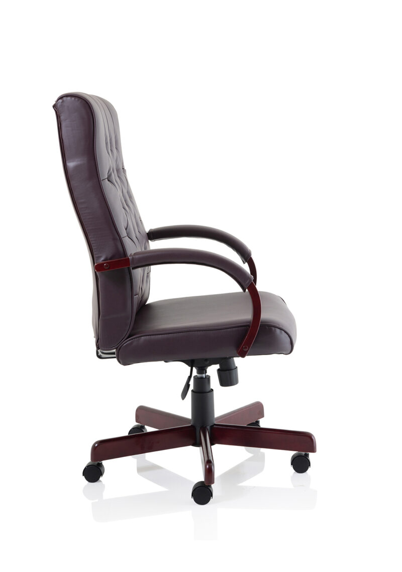 Monarchsfield High Back Leather Executive Office Chair with Arms - Image 16