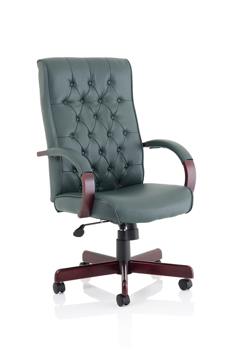 Monarchsfield High Back Leather Executive Office Chair with Arms - Image 17