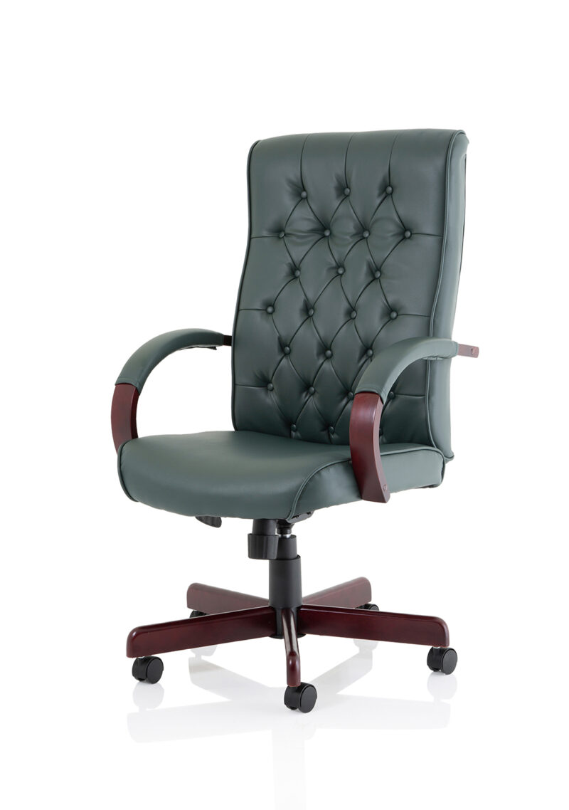 Monarchsfield High Back Leather Executive Office Chair with Arms - Image 19