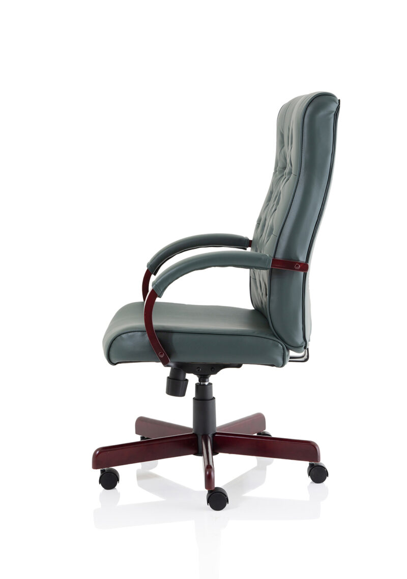 Monarchsfield High Back Leather Executive Office Chair with Arms - Image 20