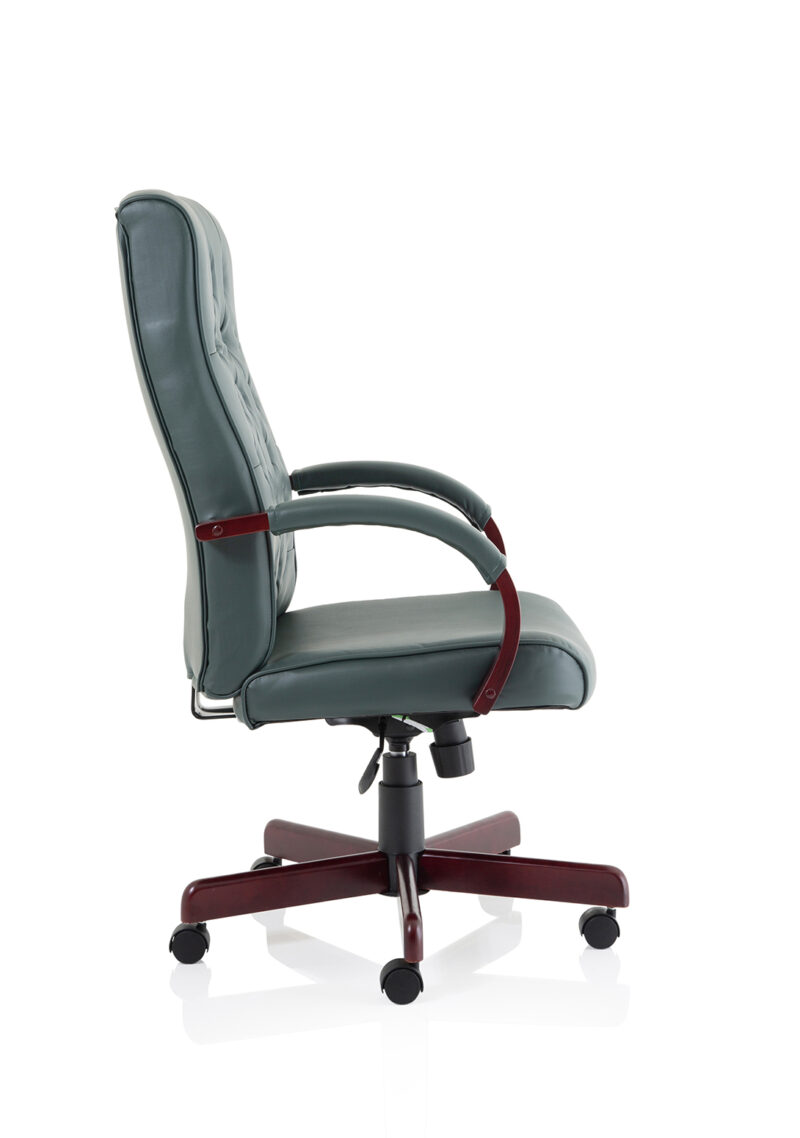 Monarchsfield High Back Leather Executive Office Chair with Arms - Image 24