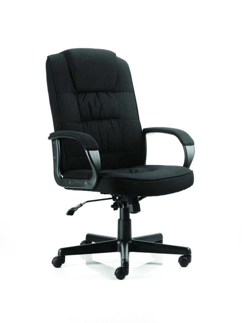 Brook High Back Black Executive Office Chair with Arms - Image 4