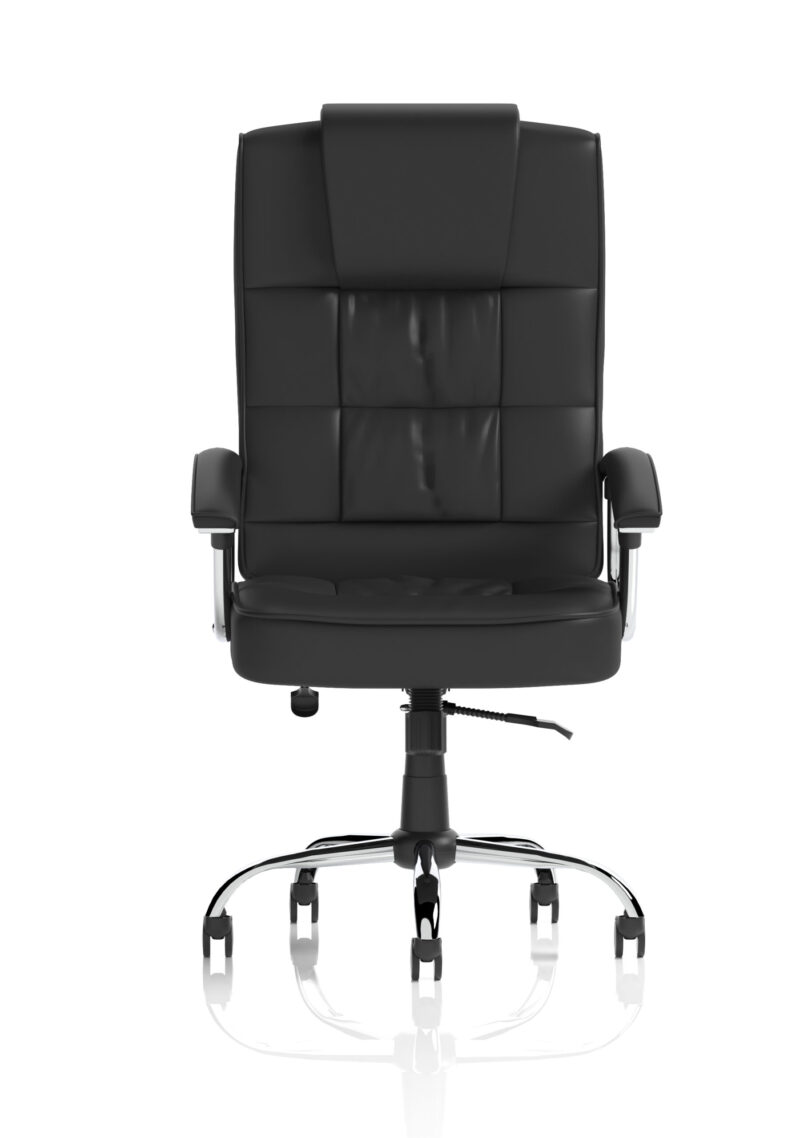 Brook Deluxe High Back Black Executive Office Chair with Arms - Image 2