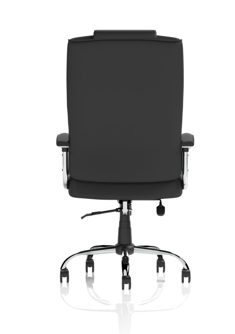 Brook Deluxe High Back Black Executive Office Chair with Arms - Image 6