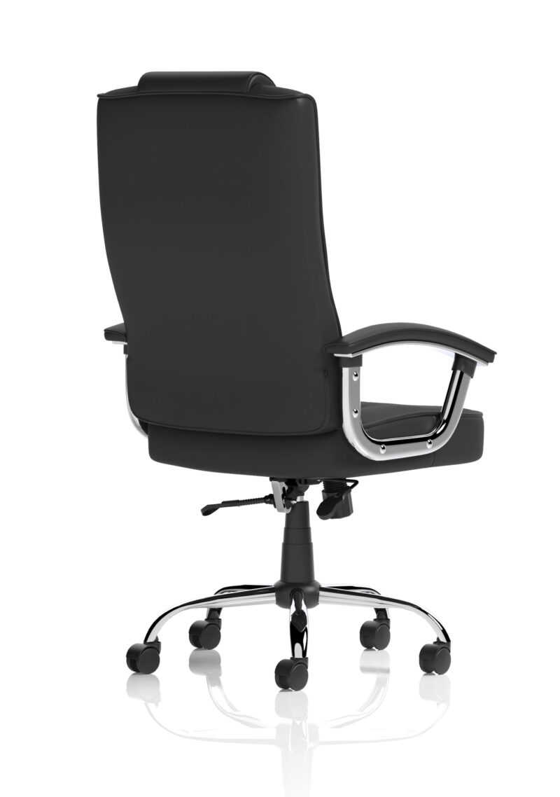 Brook Deluxe High Back Black Executive Office Chair with Arms - Image 7