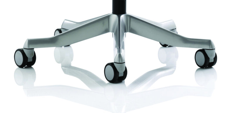 Pure High Back White Shell Executive Office Chair with Arms - Image 18