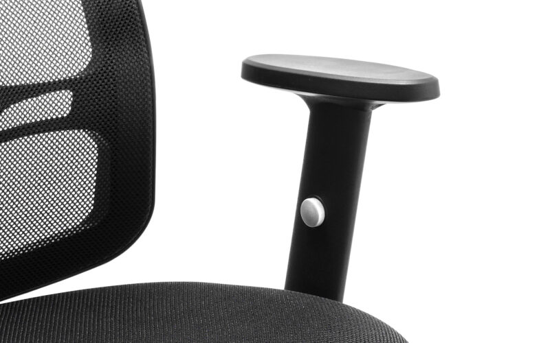 Salem Mesh Back Cantilever Visitor Chair with Arms - Image 3