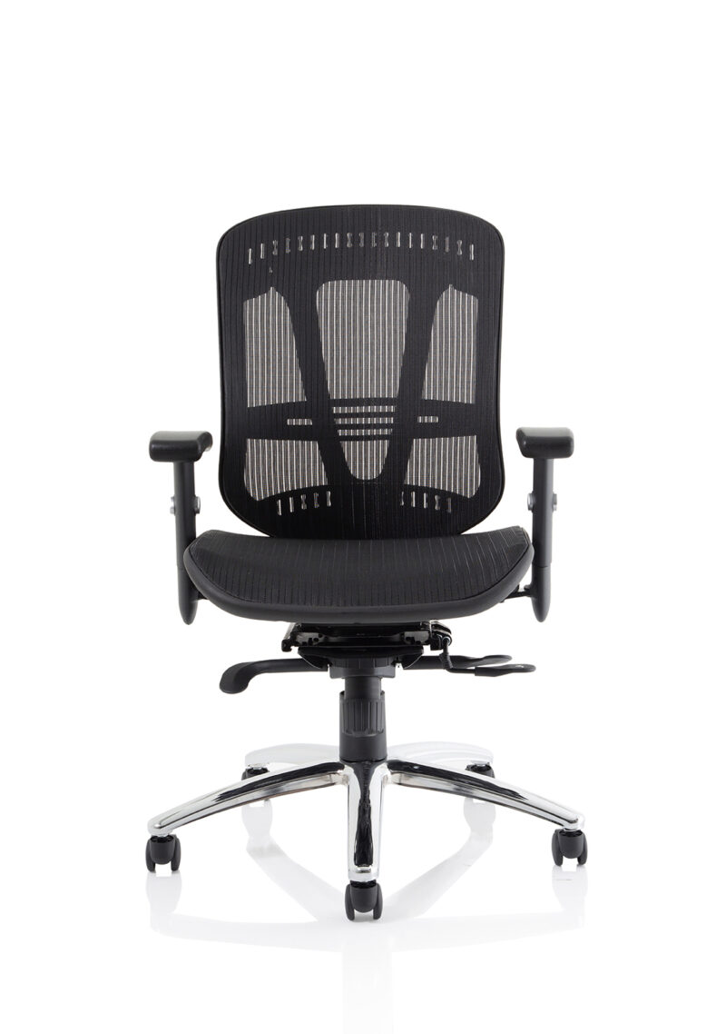 Illusion II Mesh Back Task Operator Office Chair with Height Adjustable Arms - Image 10