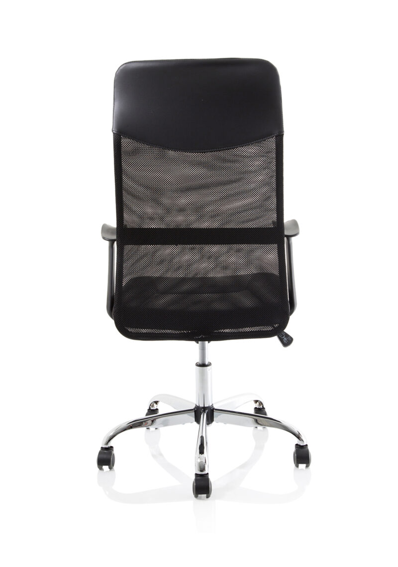 LiteX High Mesh Back Black Executive Office Chair with Arms - Image 6