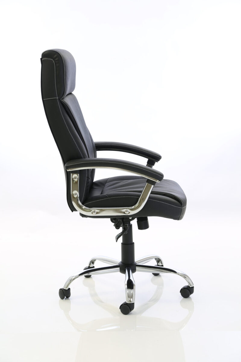Truvia High Back Executive Leather Office Chair with Arms - Image 5