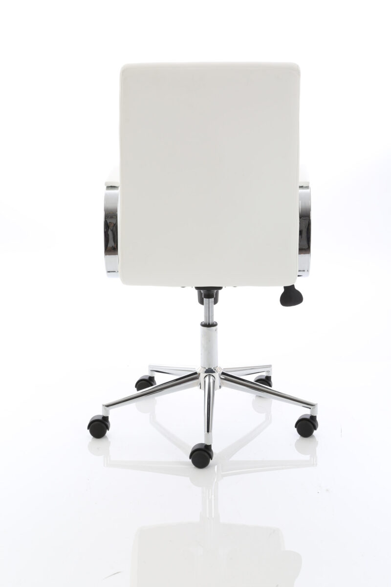 Cain Medium Back Leather Executive Office Chair with Arms - Image 16