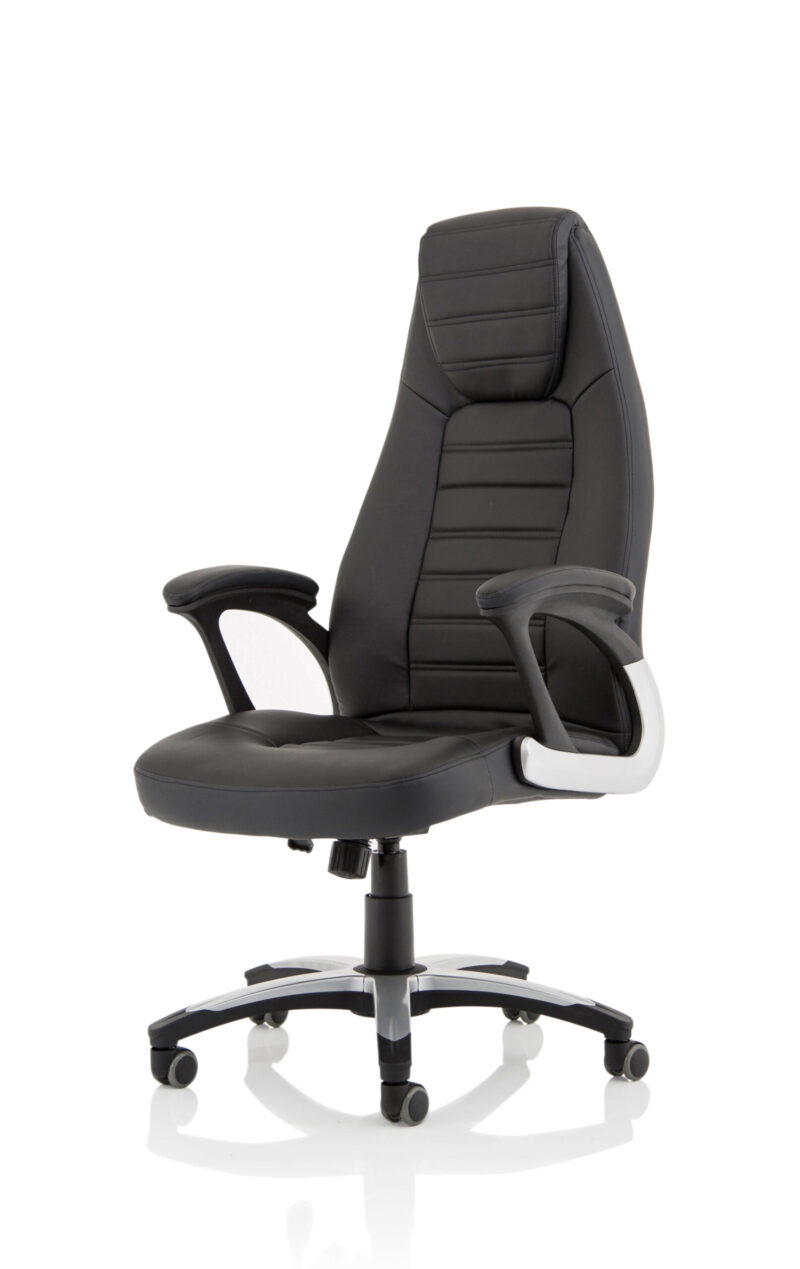 Cityscape High Back Black Leather Executive Office Chair - Image 3