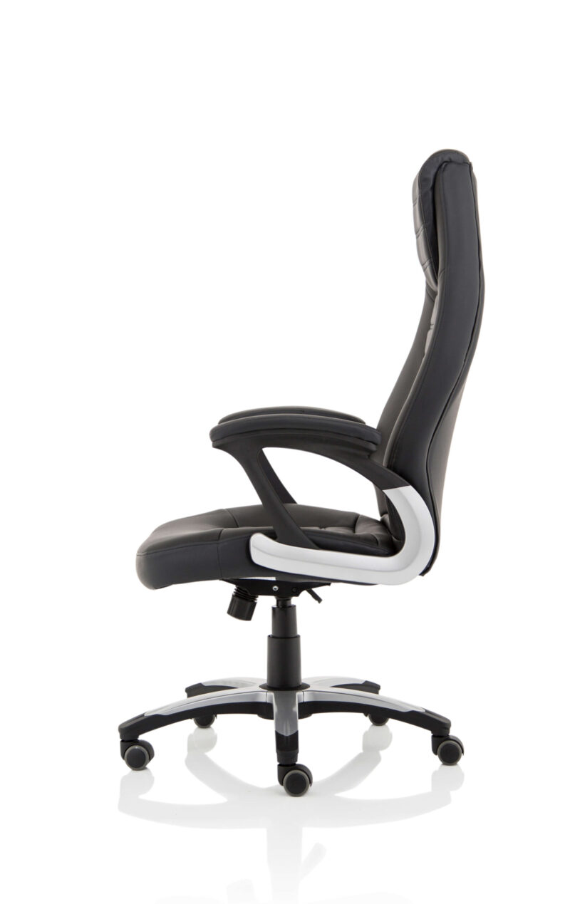 Cityscape High Back Black Leather Executive Office Chair - Image 4