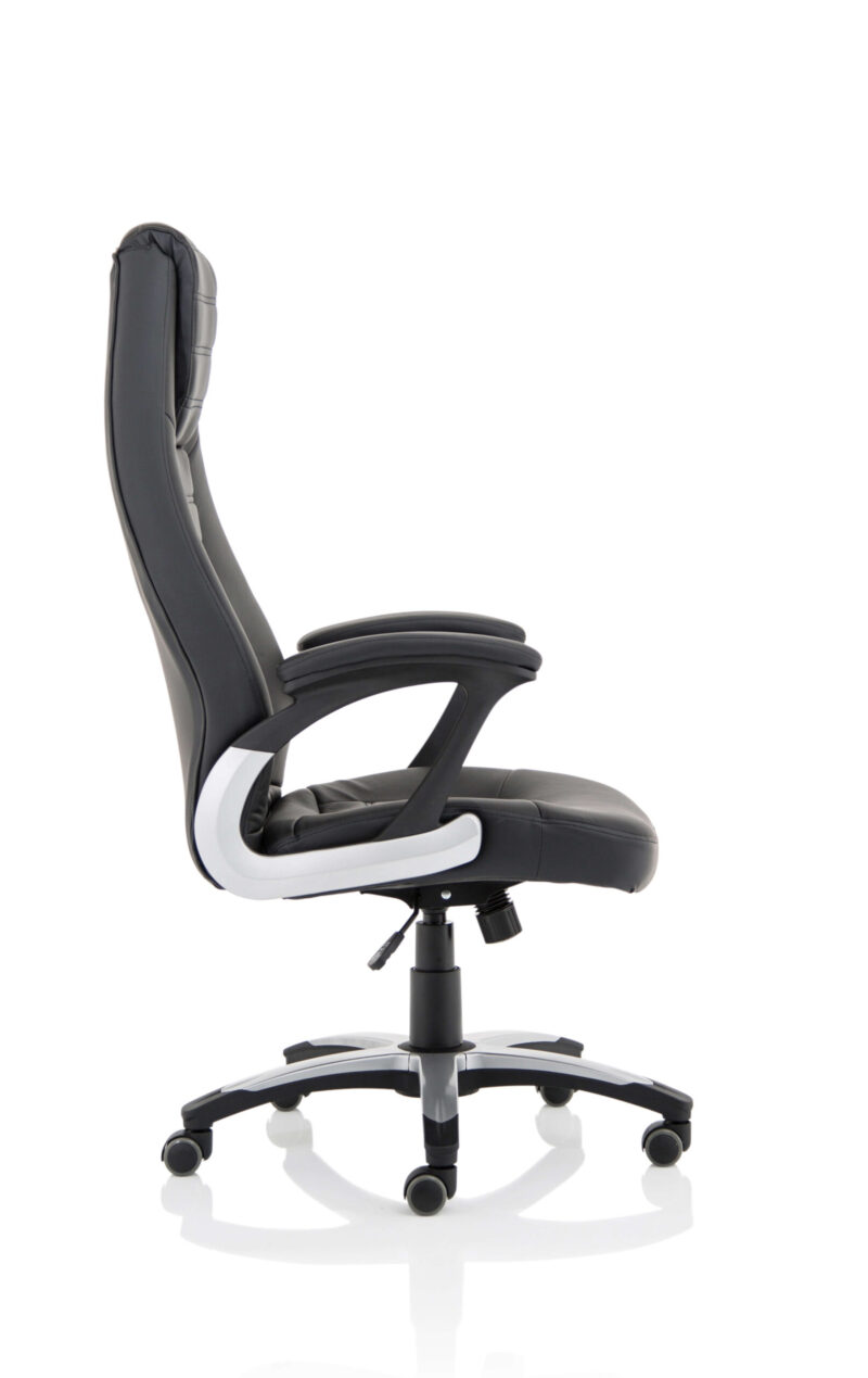 Cityscape High Back Black Leather Executive Office Chair - Image 8