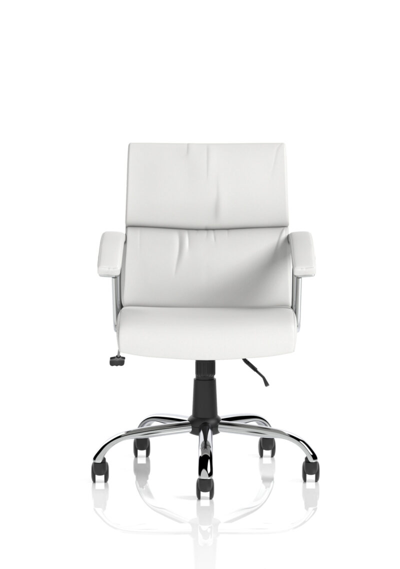 Ambition Medium Back Leather Executive Office Chair with Arms - Image 2