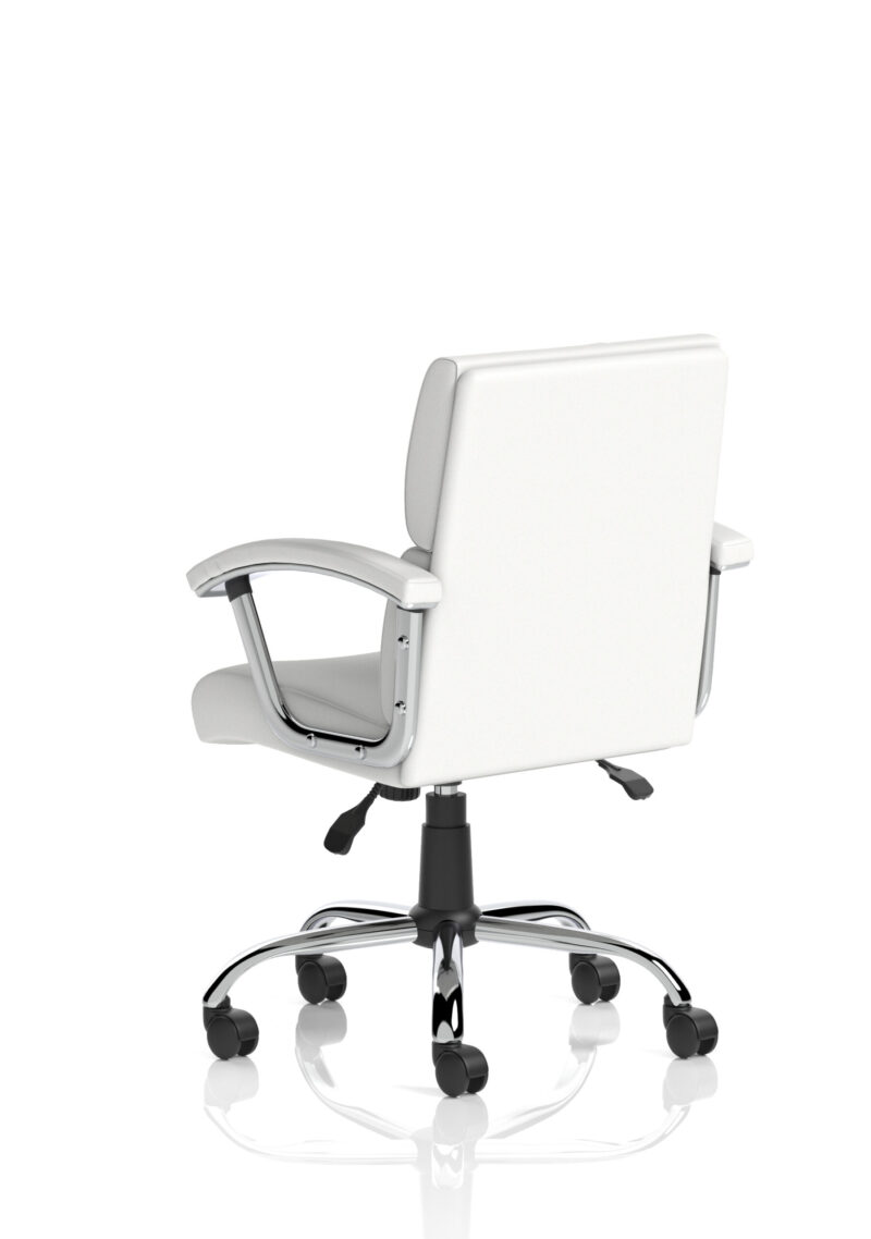 Ambition Medium Back Leather Executive Office Chair with Arms - Image 5