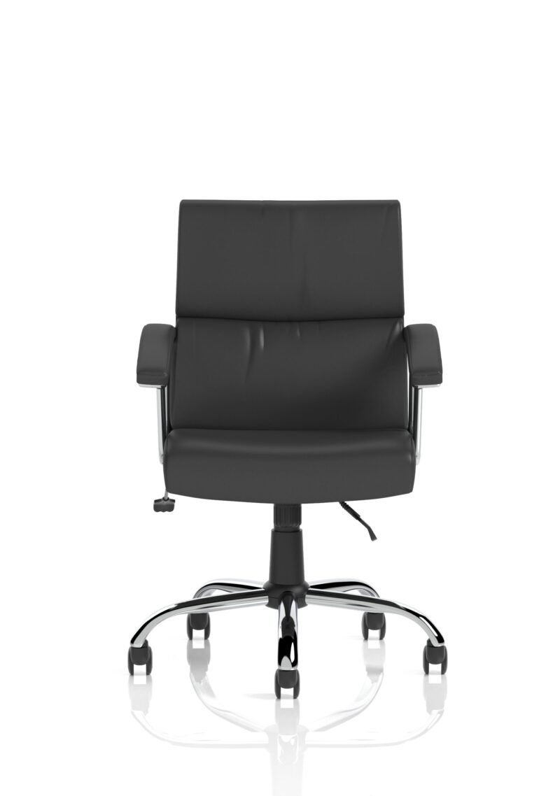 Ambition Medium Back Leather Executive Office Chair with Arms - Image 10