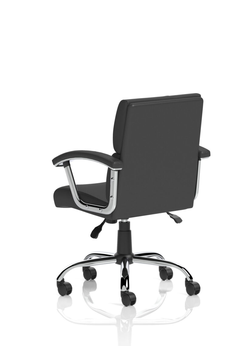 Ambition Medium Back Leather Executive Office Chair with Arms - Image 13
