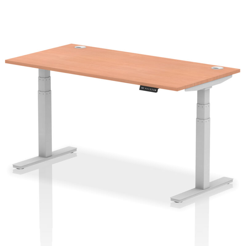 Breeze Height Adjustable Desk With Cable Ports - Image 75