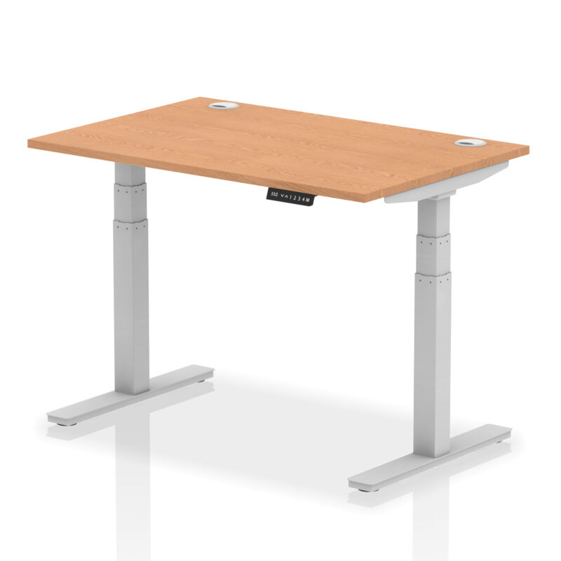Breeze Height Adjustable Desk With Cable Ports - Image 21