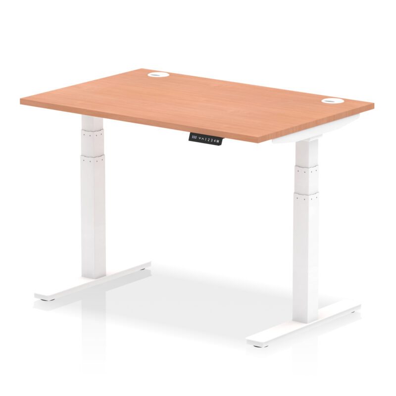 Breeze Height Adjustable Desk With Cable Ports - Image 5