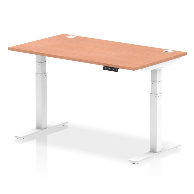 Breeze Height Adjustable Desk With Cable Ports - Image 41