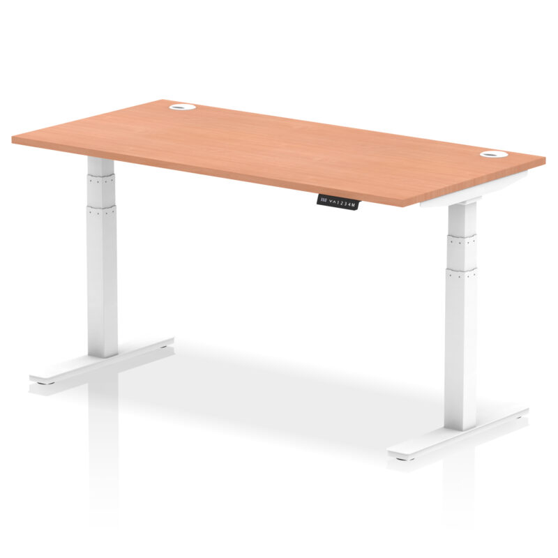 Breeze Height Adjustable Desk With Cable Ports - Image 77