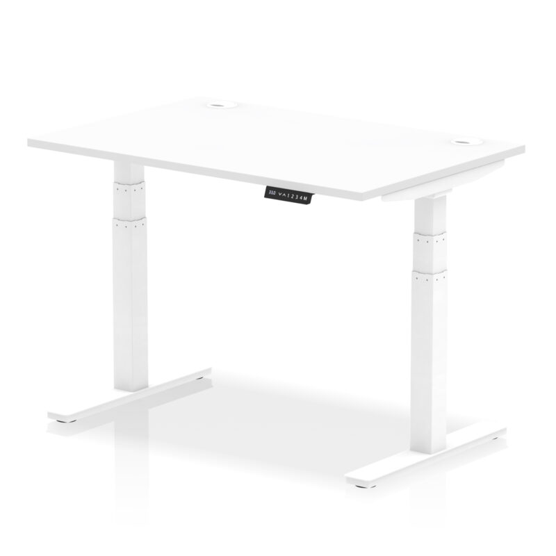 Breeze Height Adjustable Desk With Cable Ports - Image 35