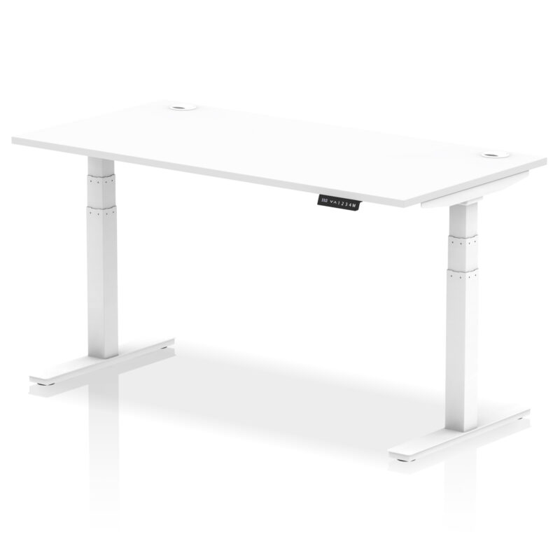 Breeze Height Adjustable Desk With Cable Ports - Image 107