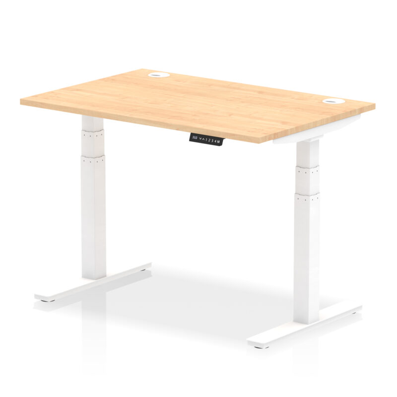 Breeze Height Adjustable Desk With Cable Ports - Image 17