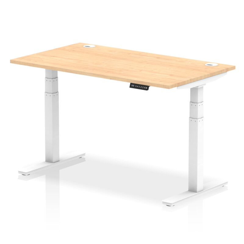 Breeze Height Adjustable Desk With Cable Ports - Image 53