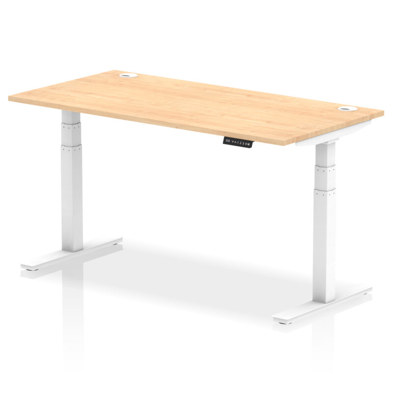 Breeze Height Adjustable Desk With Cable Ports - Image 89