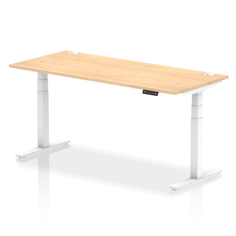 Breeze Height Adjustable Desk With Cable Ports - Image 125
