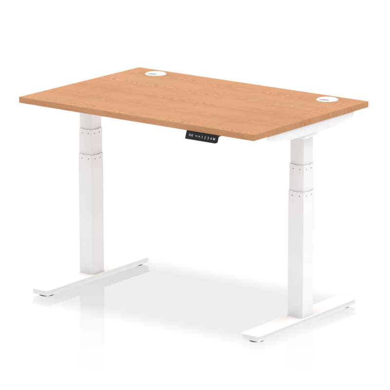 Breeze Height Adjustable Desk With Cable Ports - Image 23