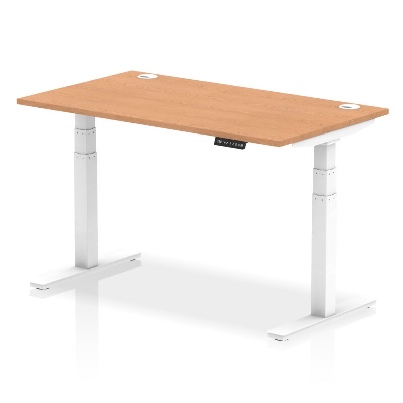 Breeze Height Adjustable Desk With Cable Ports - Image 59
