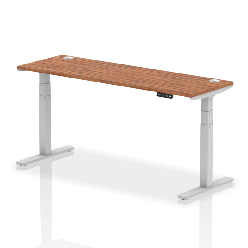Breeze Height Adjustable Slimline Desk With Cable Ports - Image 135