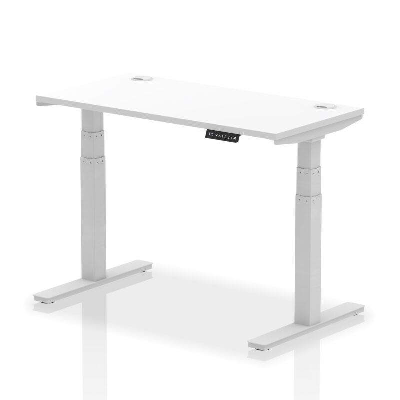 Breeze Height Adjustable Slimline Desk With Cable Ports - Image 33