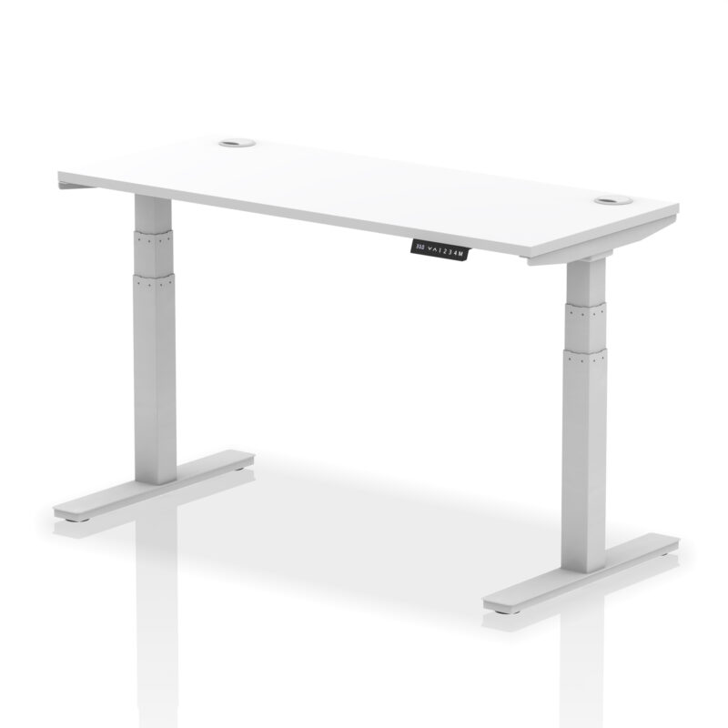 Breeze Height Adjustable Slimline Desk With Cable Ports - Image 69